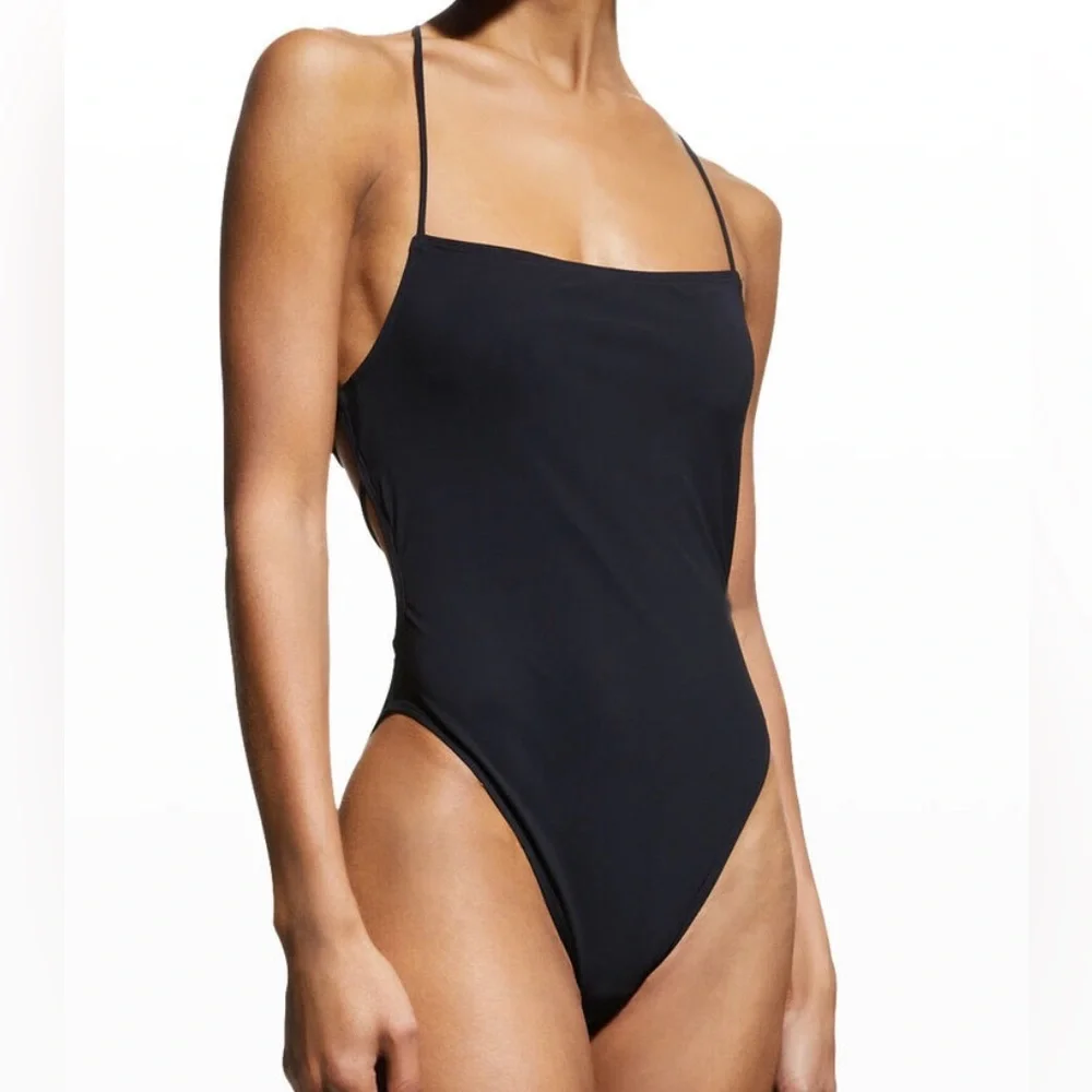 Tory Burch black one piece swimsuit XS - Picture 3 of 6